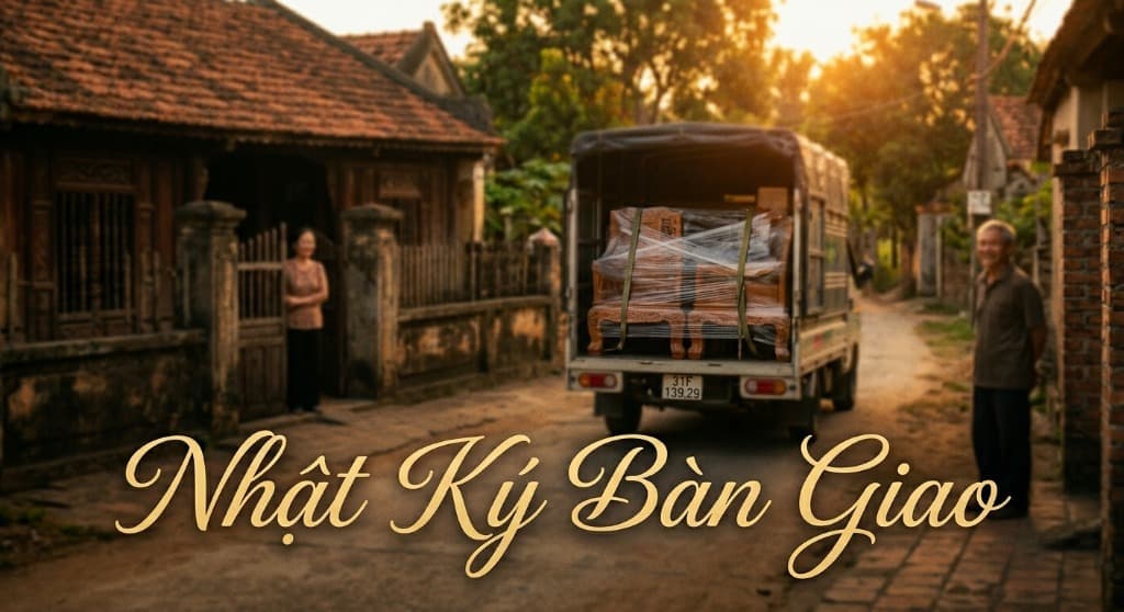 Bàn giao đồ gỗ trường kỷ - Đồ Gỗ Trọng Hiếu