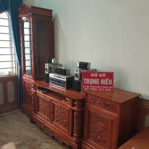 Alternative view of Tủ Kệ Lệch Gỗ Gõ Đỏ